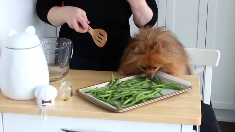 green beans table